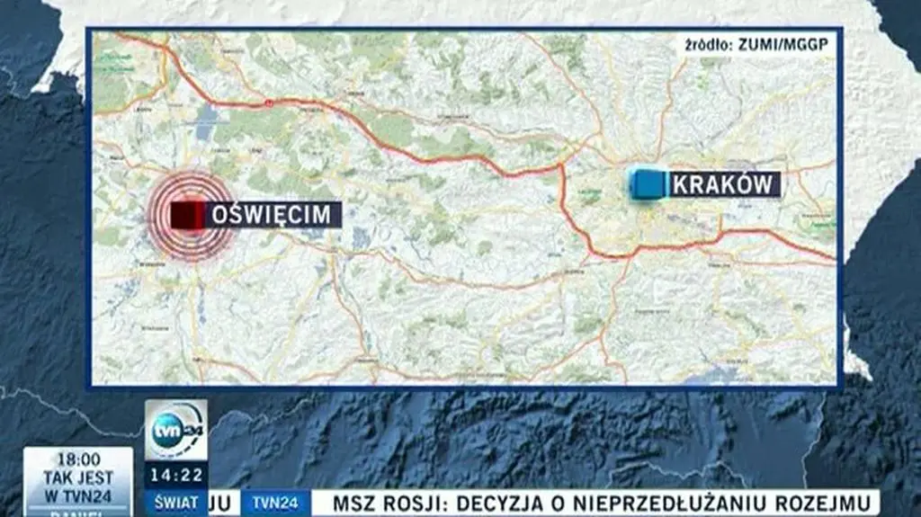 Wypadek w Oświęcimiu
