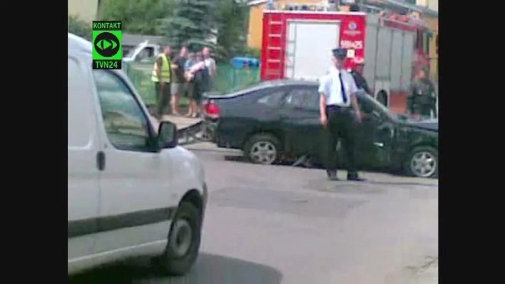 Wypadek z udziałem policjanta (internauta)