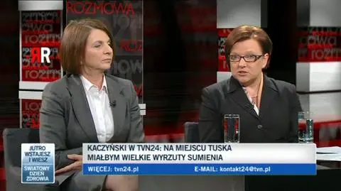 "Wyrzuty sumienia powinien mieć Kaczyński"