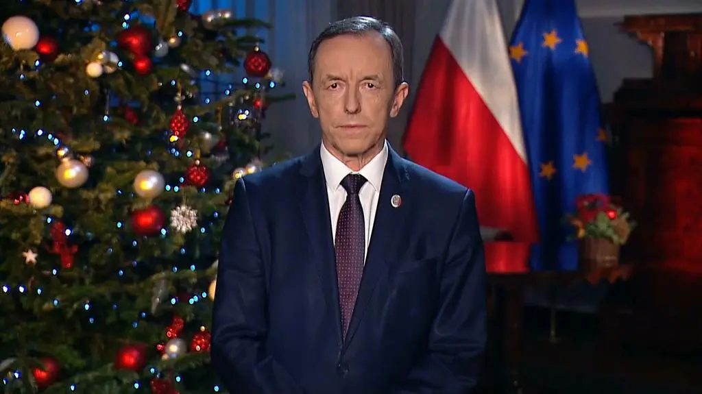 Wystąpienie telewizyjne marszałka Senatu Tomasza Grodzkiego 