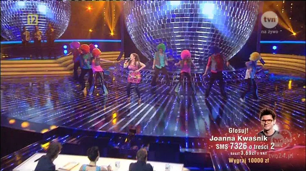 Występ Joanny Kwaśnik (TVN)