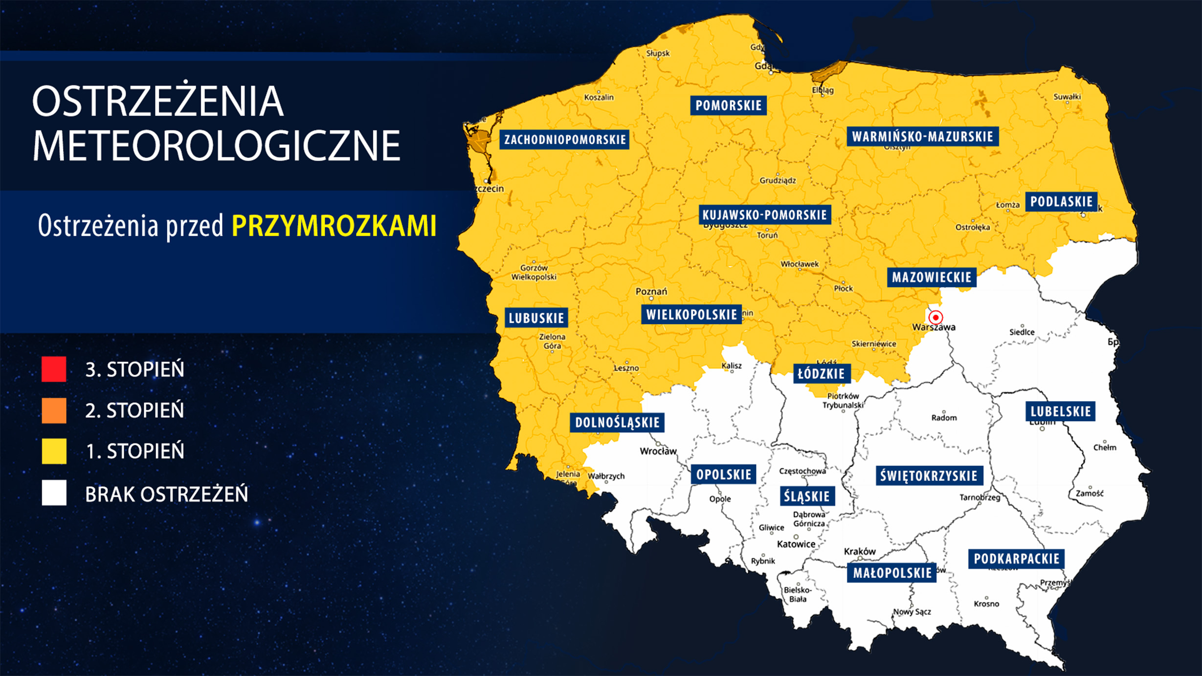 Ostrzeżenia meteorologiczne IMGW