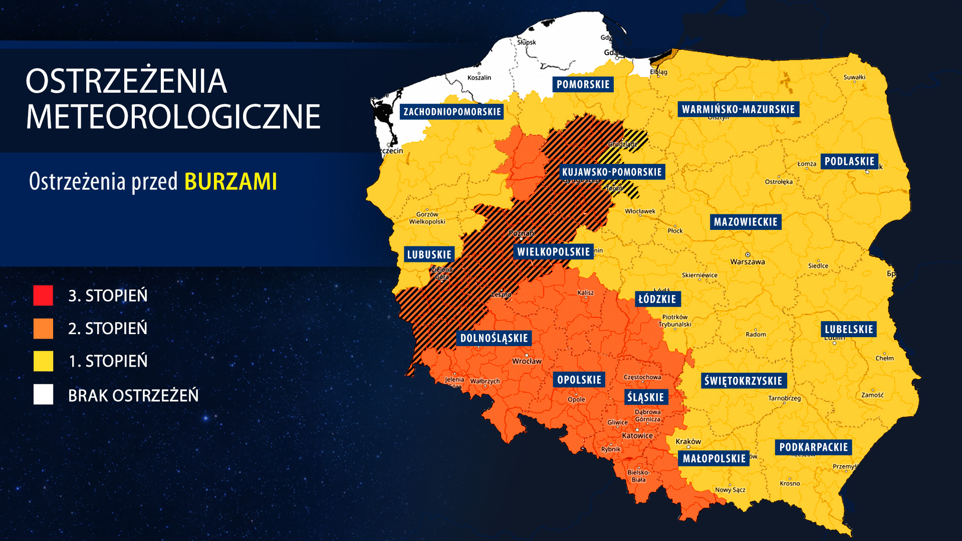 Ostrzeżenia meteorologiczne IMGW