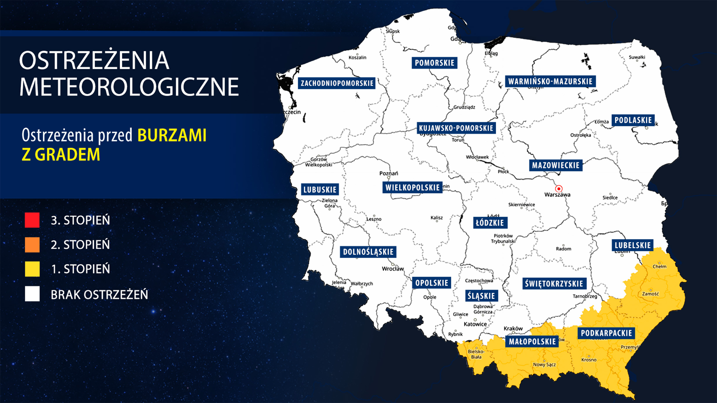 Ostrzeżenia meteorologiczne IMGW