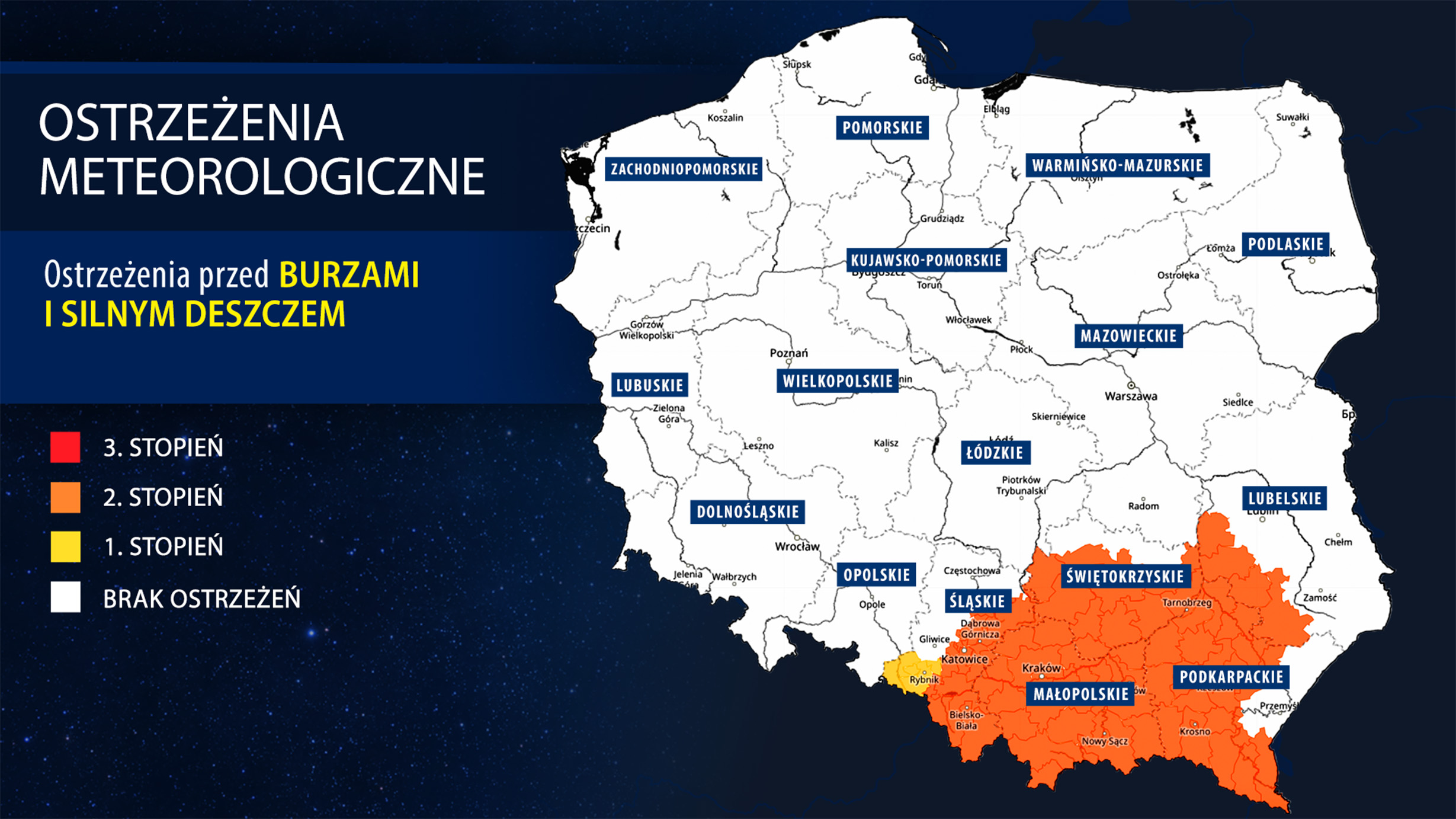 Ostrzeżenia meteorologiczne IMGW