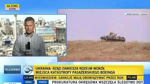 Z powodu ostrzałów międzynarodowi eksperci od wielu dni mieli problemy z dotarciem na miejsce katastrofy boeinga 777 