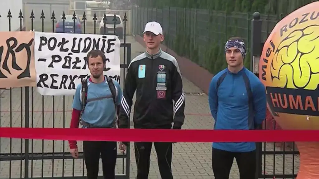 Z Tych do Gdańska. Policjant rozpoczął bieg