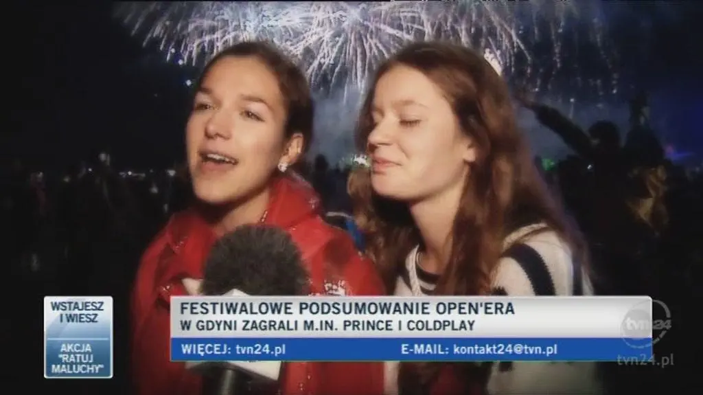 Zabawa była szampańska (TVN24)