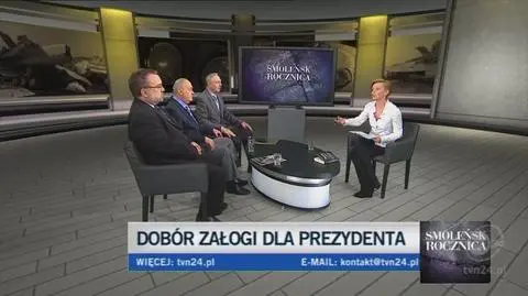 Załoga TU-154 źle dobrana?/TVN24
