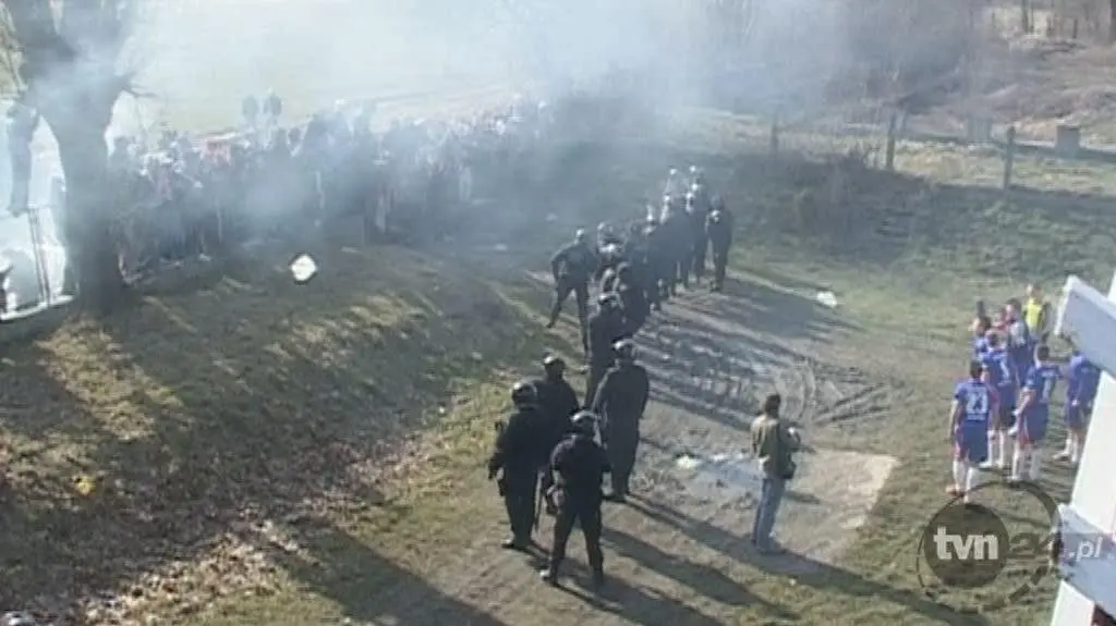 Zamieszki w Przemyślu (TVN24)