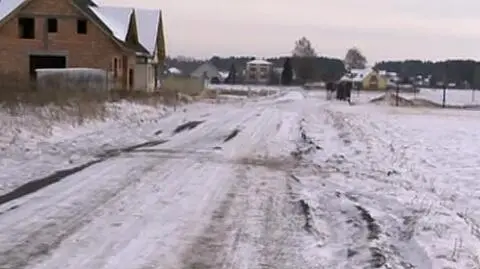 Zasypane drogi na Podlasiu