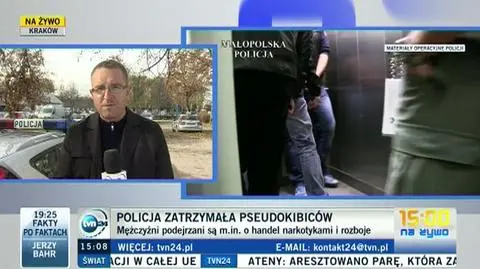 Zatrzymania w środowisku pseudokibiców