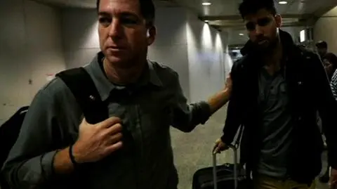 Zatrzymano partnera życiowego dziennikarza, który ujawnił "aferę Snowdena" 