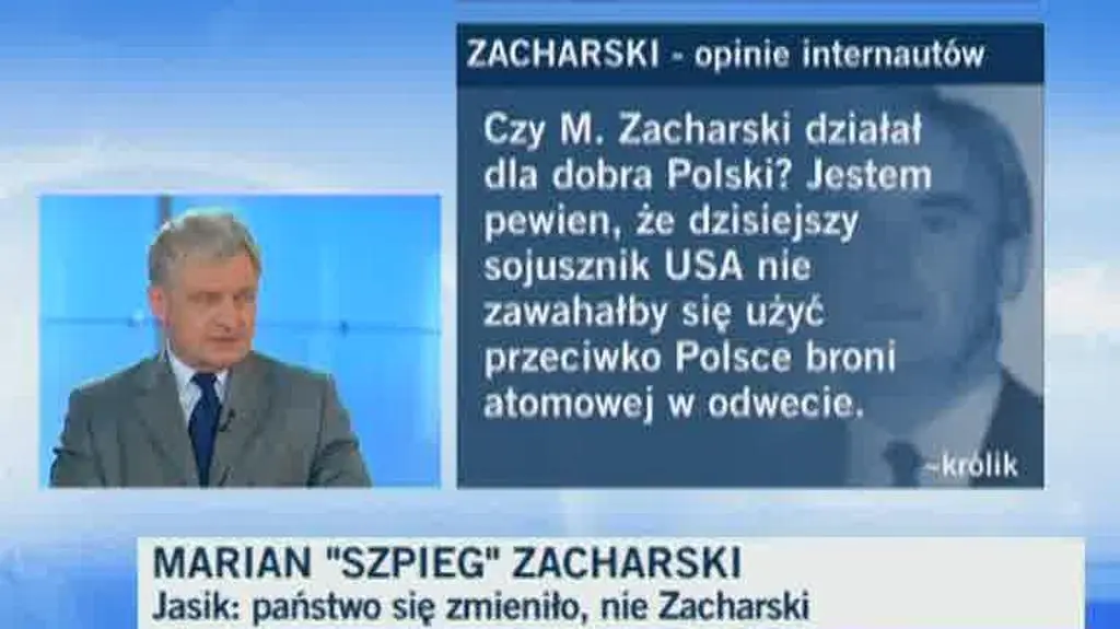 Zbigniew Wassermann o Zacharskim