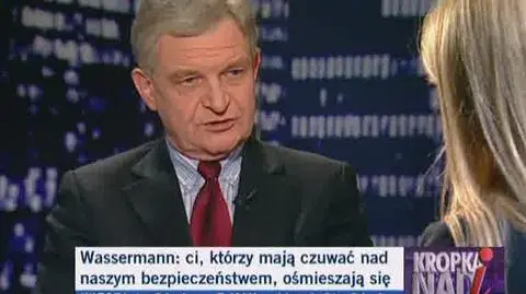 Zbigniew Wassermann w "kropce nad i"