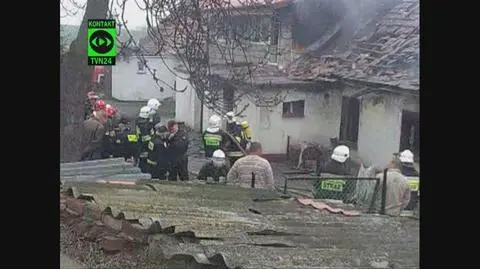 Zdjęcia akcji gaśniczej (internauta Sebastian)