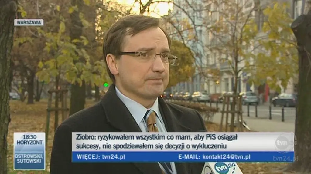 Ziobro nie chce konfliktów