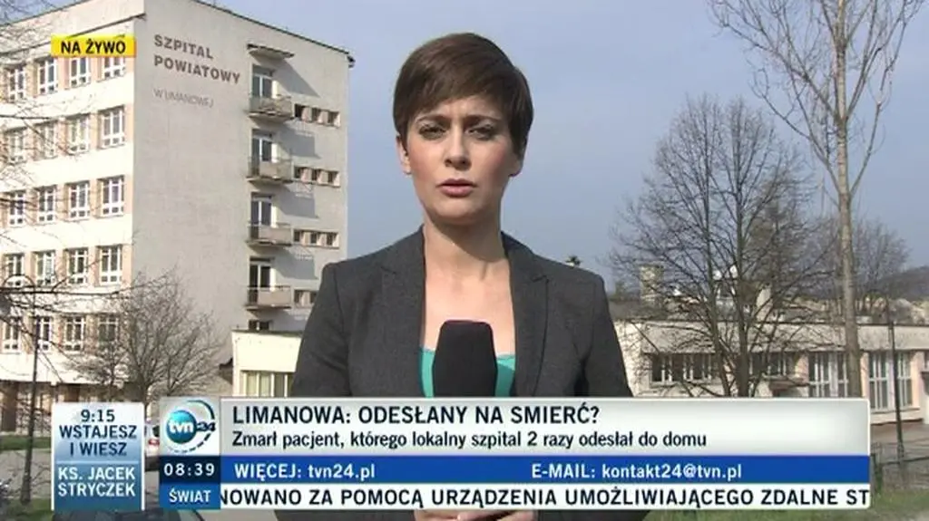 Zmarł pacjent, którego szpital w Limanowej dwa razy odesłał do domu