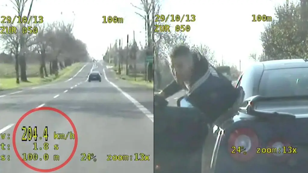 Zobacz jak pędził Krzysztof Hołowczyc. Przekroczył prędkość o 114 km/h?