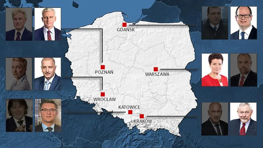 Zobacz kto wygrał w największych polskich miastach