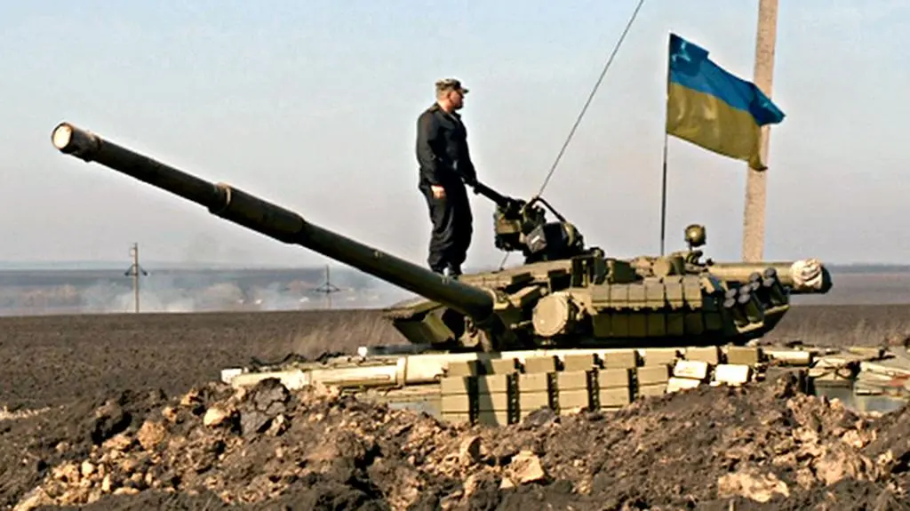 Żołnierze na drogach do Charkowa