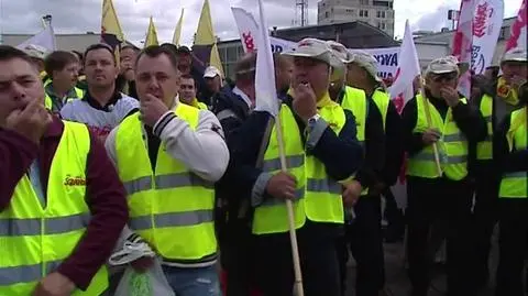 Związkowcy z Energi wyszli na ulice Gdańska 