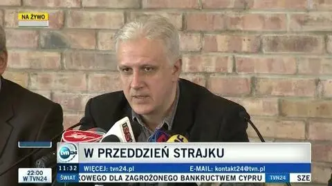 Związkowcy: Zastrajkuje ok. 100 tys. osób 