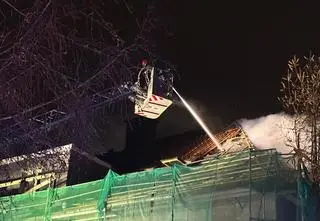 Pożar na terenie szpitala. Wstrzymano planowe przyjęcia 