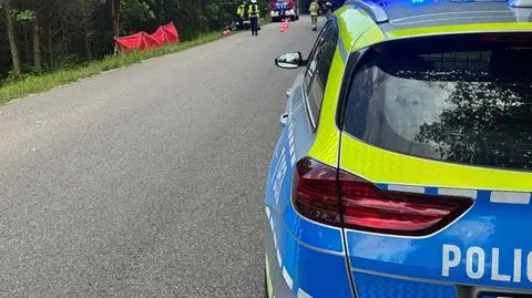 Śmiertelny wypadek motocyklisty w Sasku Małym