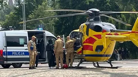 Wózek z dzieckiem stoczył się w kierunku ulicy