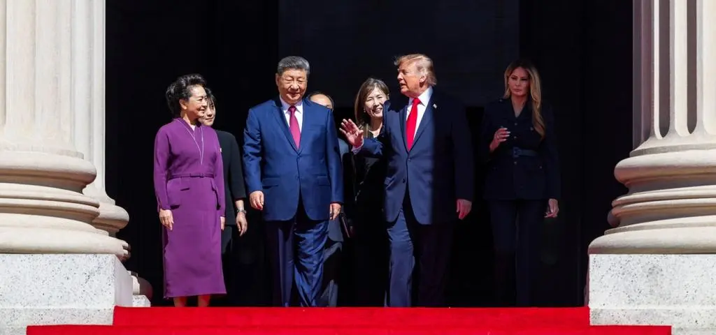 Xi Jinping w USA. "Wcześniej Trump przyjął w ten sposób tylko papieża Franciszka"