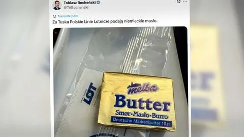 Skąd wzięło się niemieckie masło w polskim samolocie?