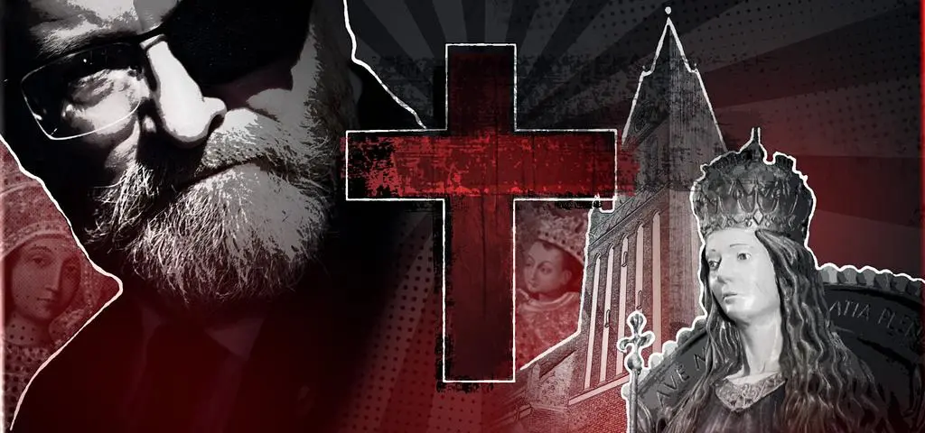 "Duchowa kradzież" i "bojowy różaniec". Co wyprawia Braun?