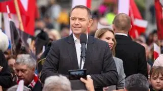 Nawrocki: Trzaskowski jest tchórzem, potrzebuje opiekunki