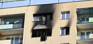 Ogień w bloku w Szczecinie. Trzygodzinna akcja strażaków i tragiczny finał