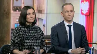 Magdalena Sroka, Cezary Tomczyk, prof. Jerzy Hausner