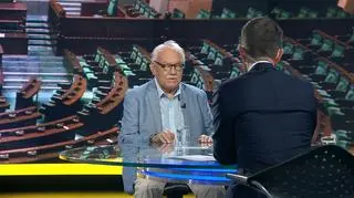 prof. Ireneusz Krzemiński, prof. Aleksander Hall, Kinga Gajewska, Elżbieta Bińczycka