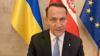 Radosław Sikorski z Kijowa: im więcej bombardują, tym bardziej trzeba tu być