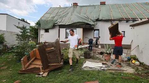 Trąba powietrzna uderzyła w Balcarzowice na Opolszczyźnie
