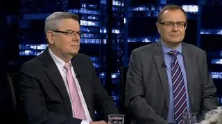 prof. Tomasz Nałęcz, prof. Antoni Dudek