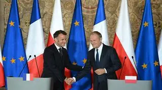 Konferencja Tuska i Macrona. Oglądaj w TVN24