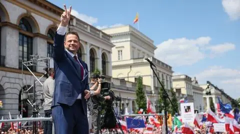 Politycy z poparciem dla Trzaskowskiego przed "Wielkim Marszem Patriotów"