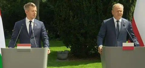 Magyar i Tusk po spotkaniu. "Węgry i Polska jak jedna pięść"