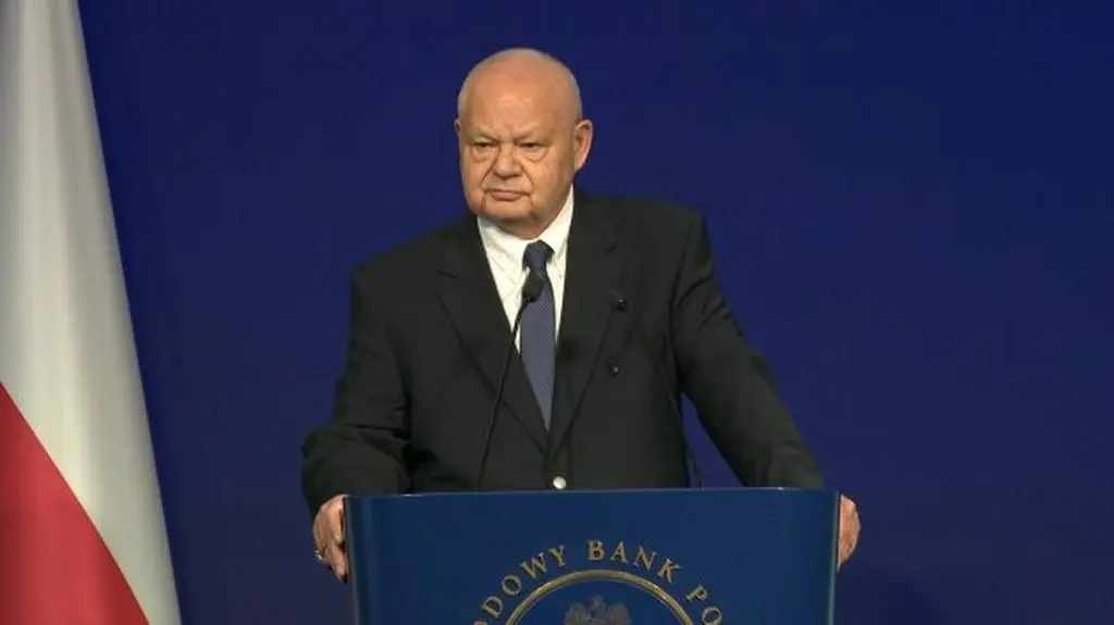 Prezes Glapiński na konferencji po decyzji o stopach procentowych