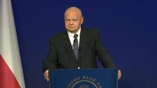 Prezes Glapiński na konferencji po decyzji o stopach procentowych