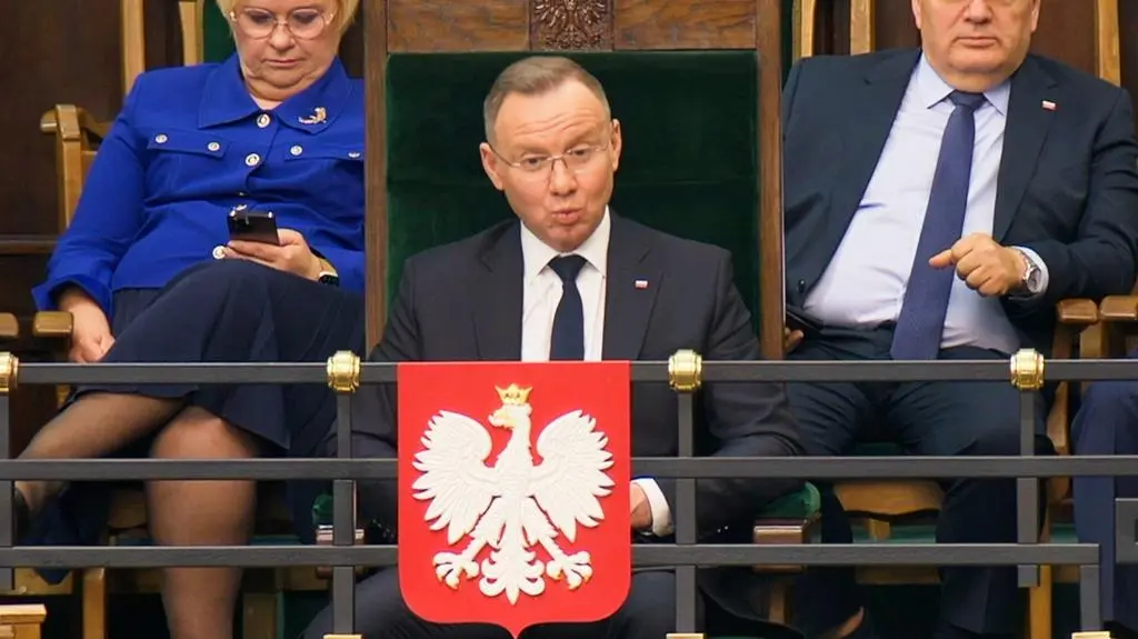 Prezydent opowiadał "taki stary dowcip" 