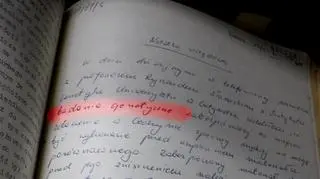 Notatka ze wskazaniem zabójcy