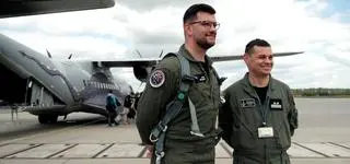 Pierwszy dziennikarz, który poleciał polskim myśliwcem