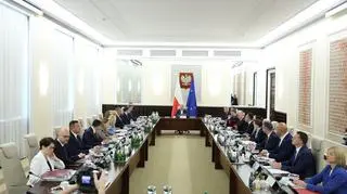 Posiedzenie Rady Ministrów w nowym składzie