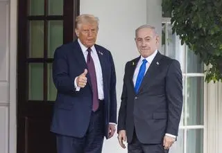 Netanjahu przyjechał do Białego Domu. Na rozmowę o planie Trumpa